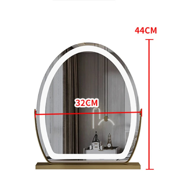 Illuminated vanity mirror with touch sensor and dimmable lighting - vue 9 sur 15