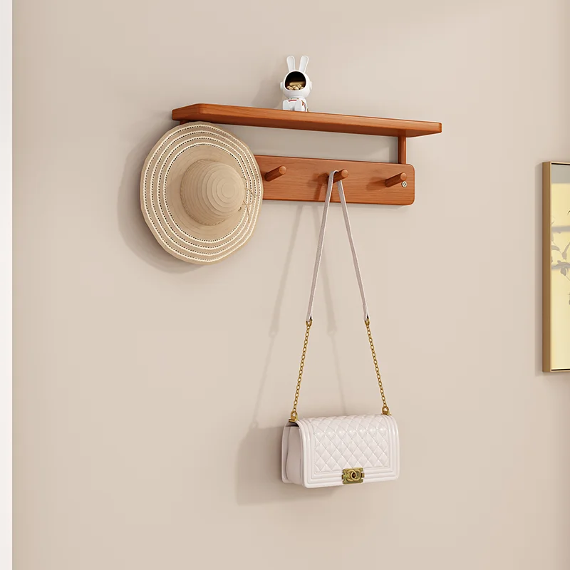 double-layer bamboo coat racks for creative storage