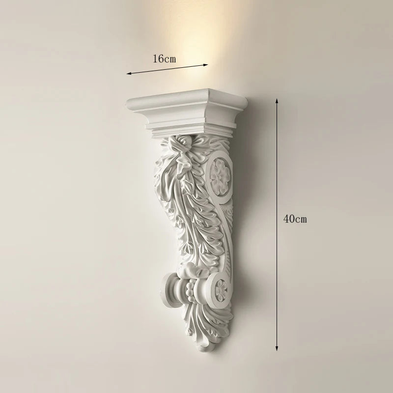 Vintage wall light with French mouldings - vue 9 sur 9