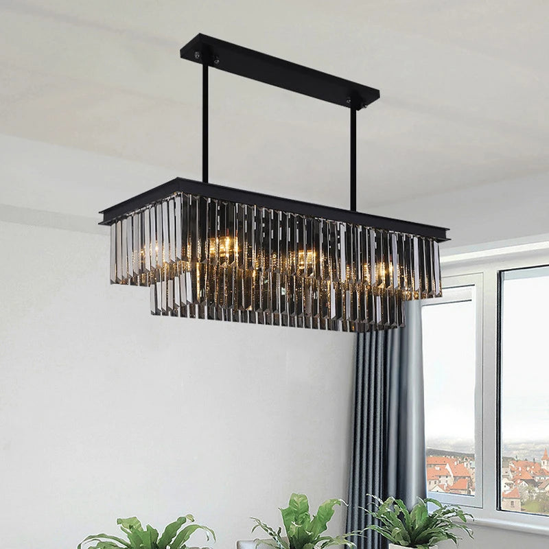 Modern crystal chandelier for elegant indoor lighting