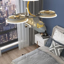 Modern LED ceiling light for boys' bedrooms