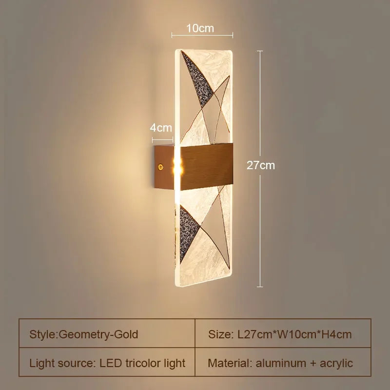 Modern LED wall light - vue 10 sur 17