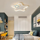 Modern star LED ceiling light for luminous interior decoration