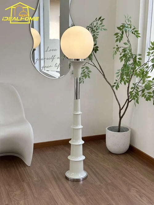 Medieval style LED floor lamp for modern interiors - vue 2 sur 8