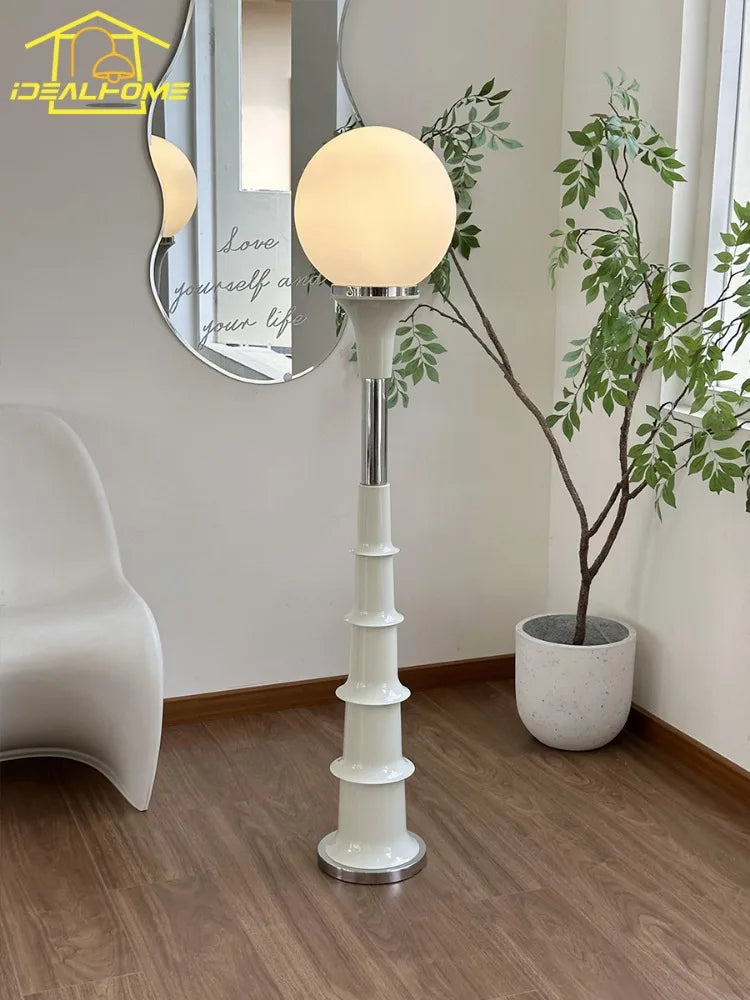 Medieval style LED floor lamp for modern interiors