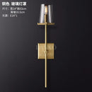 Modern glass LED wall light for interior lighting