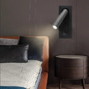Led wall lamp reading light for bedroom, rotatable wall light for living room or bedside