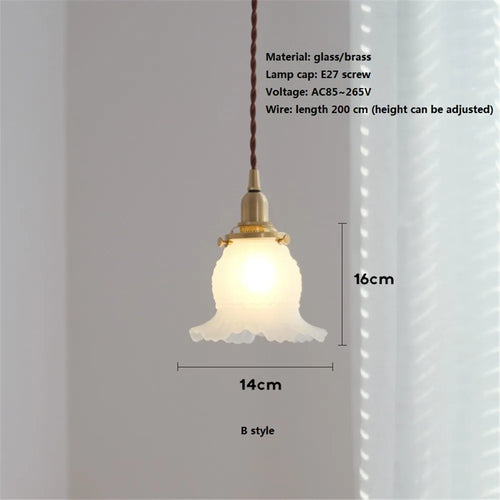 Nordic retro glass chandelier for interior decoration