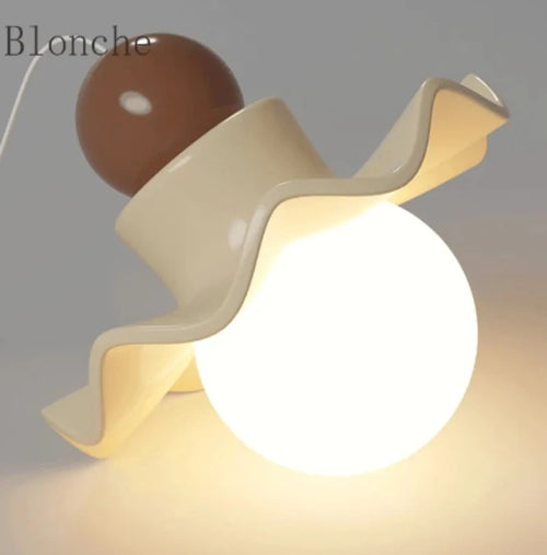 Nordic flower pendant light for children and decorations - vue 5 sur 16