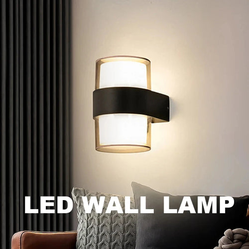 Waterproof LED outdoor wall light for garden and exterior - vue 3 sur 8
