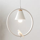 Modern Nordic pendant light with LED bird pendant