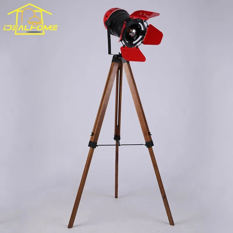 Adjustable vintage industrial floor lamp for interior decoration