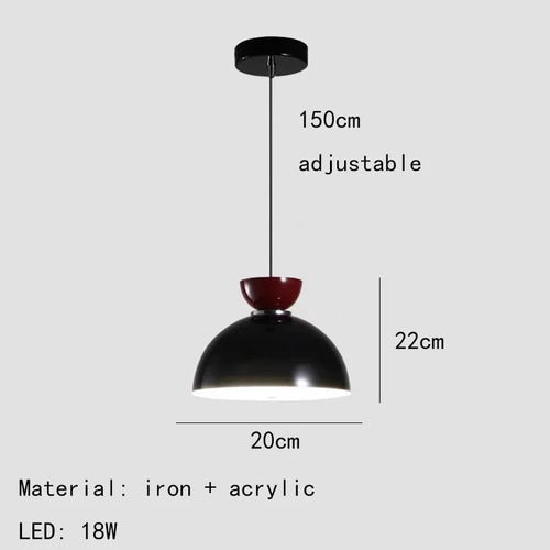Adjustable metal wire pendant light for various indoor spaces - vue 16 sur 24