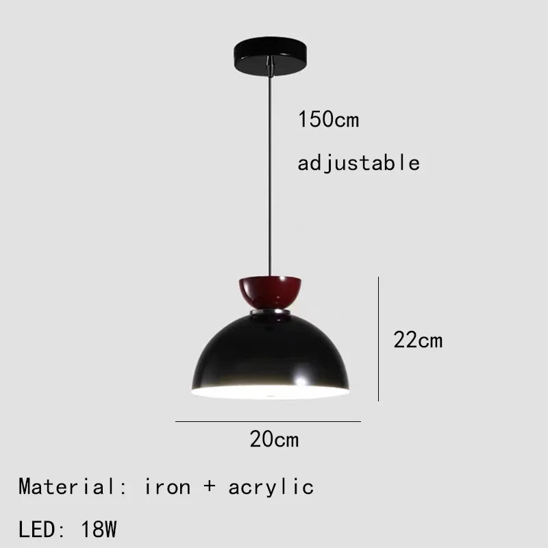 Adjustable metal wire pendant light for various indoor spaces - vue 15 sur 24