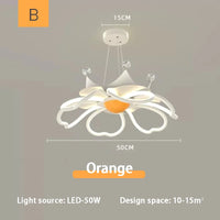 Modern flower-shaped ceiling light for romantic decor