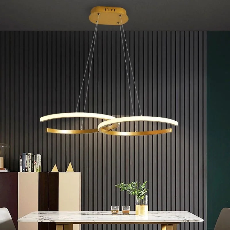 Minimalist Nordic design chandelier for contemporary interiors