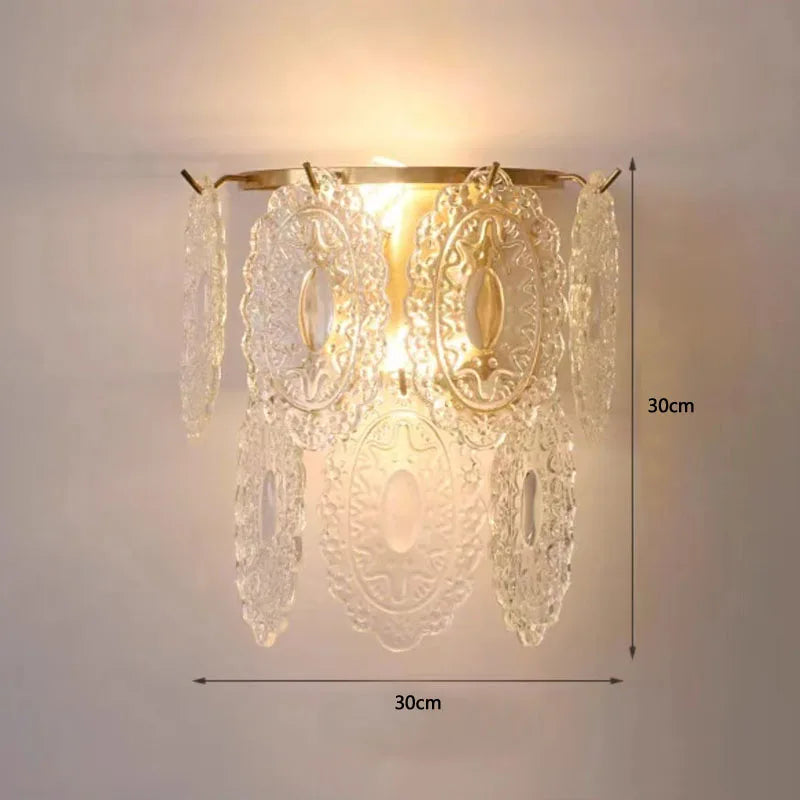 Design glass wall light for modern interior decoration - vue 11 sur 12