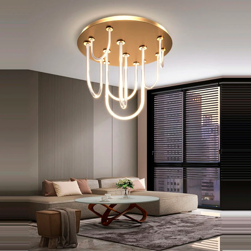 lustre à led post-moderne à intensité variable nouvelle tendance 2022 - vue 4 sur 11