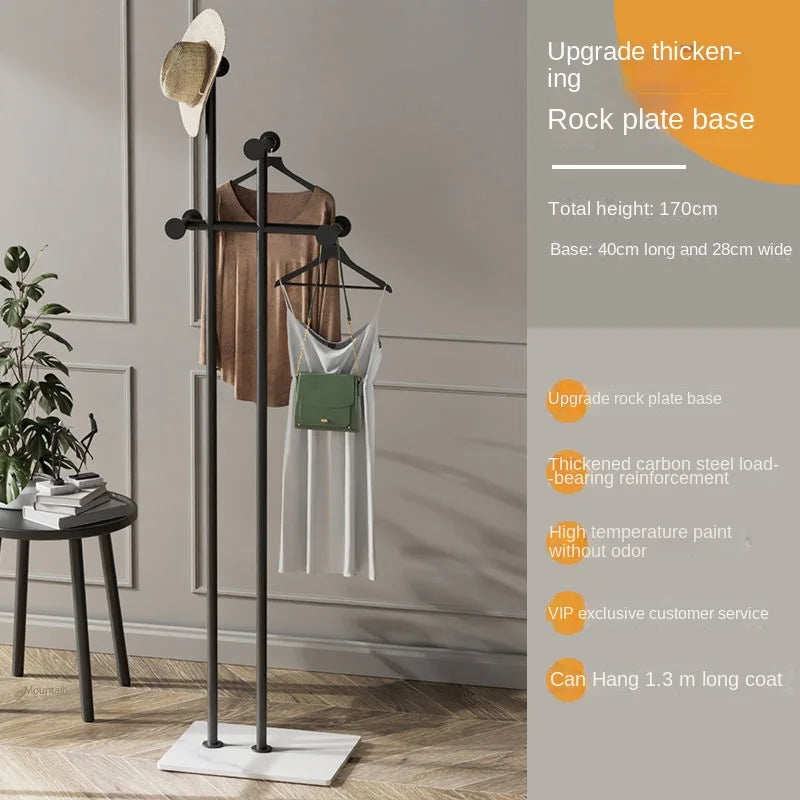 minimalist metal coat rack for practical storage