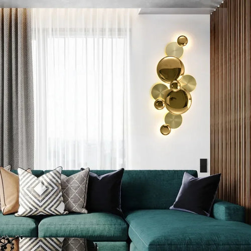 Modern nordic luxury LED wall light for TV background - vue 5 sur 10