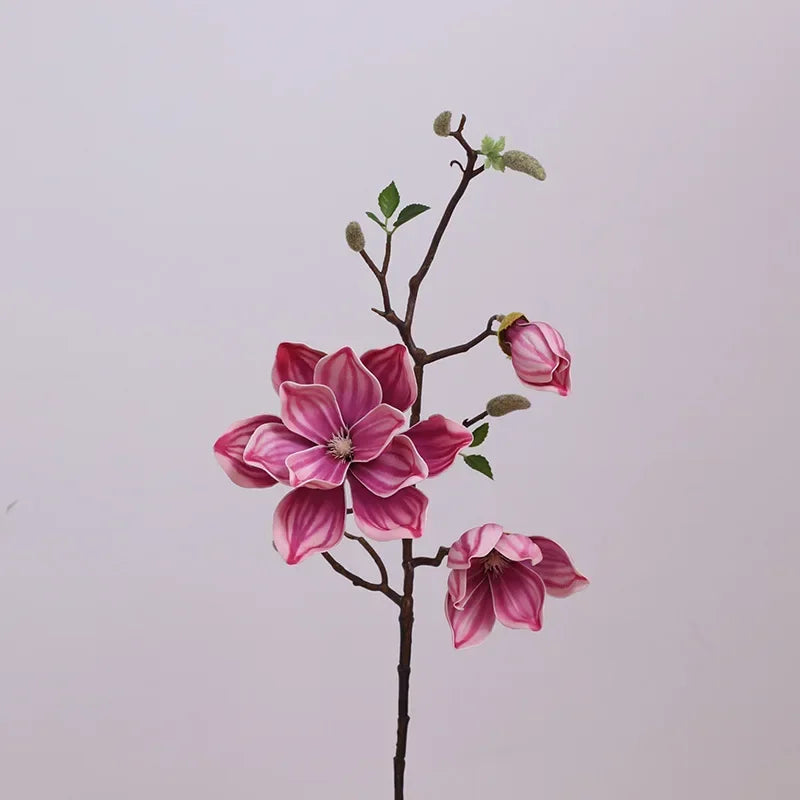 Artificial magnolia branches for indoor decoration - vue 10 sur 14
