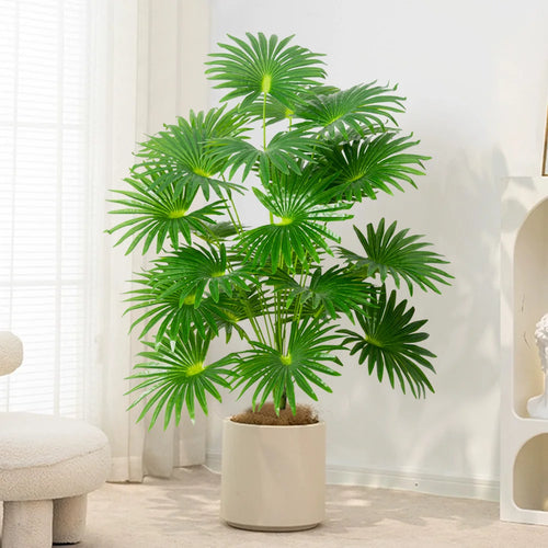 Tall artificial tropical palm tree for indoor and outdoor decoration