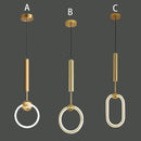 Modern minimalist luxury pendant light for designer interiors