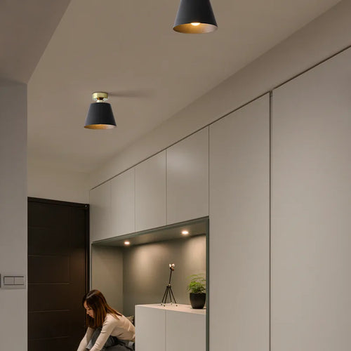 Modern minimalist LED ceiling light for interior decoration - vue 4 sur 8