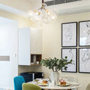 Modern glass chandelier for interior decoration
