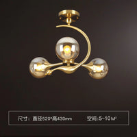 Simple post-modern Nordic chandelier in modern American style