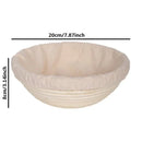 rattan bread basket for baking and fermentation