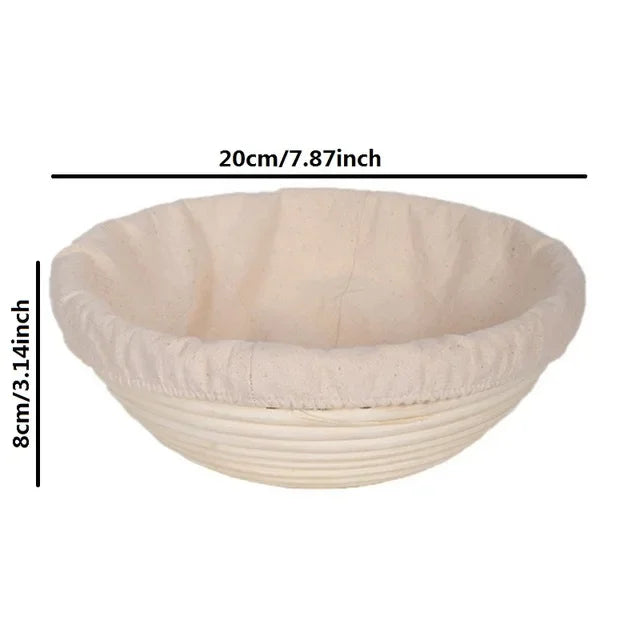 rattan bread basket for baking and fermentation - vue 16 sur 18