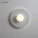 Modern nordic round decorative wall light