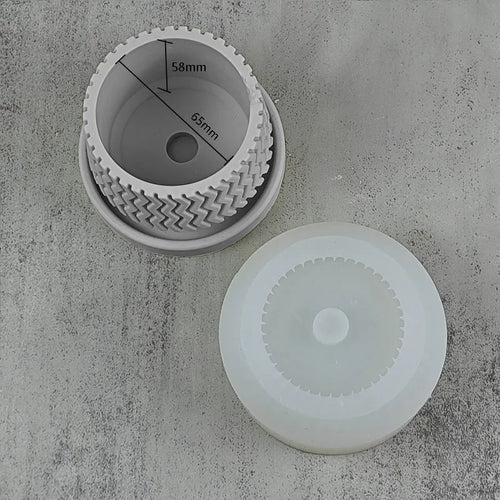 Silicone moulds for Nordic concrete flower pots and home decor - vue 6 sur 9