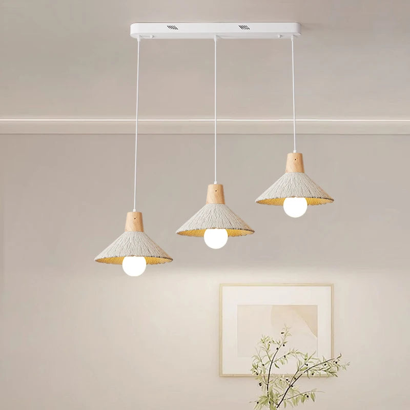 Nordic pastoral multi-head decorative chandelier
