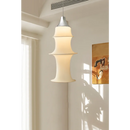 Nordic silk wabi-sabi chandelier for elegant indoor lighting
