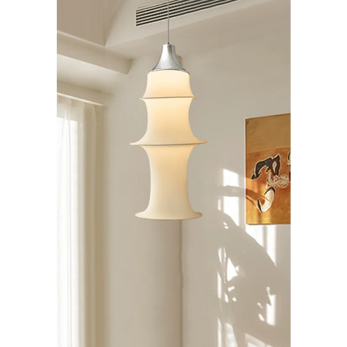 Nordic silk wabi-sabi chandelier for elegant indoor lighting - vue 2 sur 14