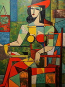 Abstract woman diamond painting kit picasso style 5D embroidery