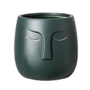 gold ceramic flower pot for modern interior decoration