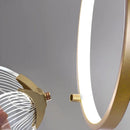 Acrylic designer pendant light for modern luxury decor