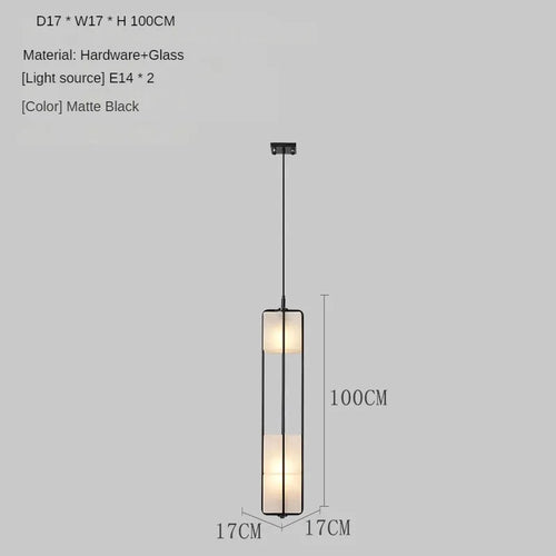 Modern glass pendant light for luxury indoor lighting