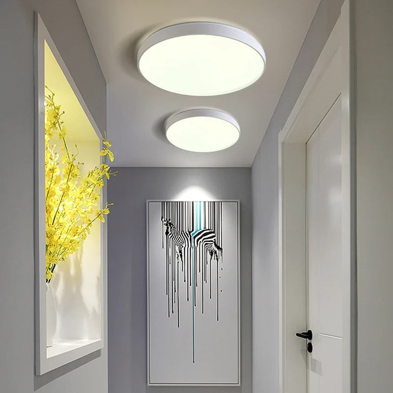 Modern minimalist ceiling light for elegant interior decor - vue 3 sur 18