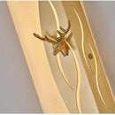 Modern Chinese style decorative marble wall light