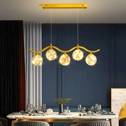 LED pendant light for living room, kitchen and restaurant - vue 4 sur 8