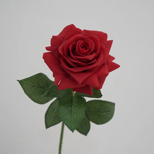 Artificial latex rose for floral decoration and weddings - vue 4 sur 6