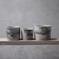 Retro silicone mould for cement flower pot