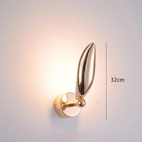 Modern seagull-shaped wall light