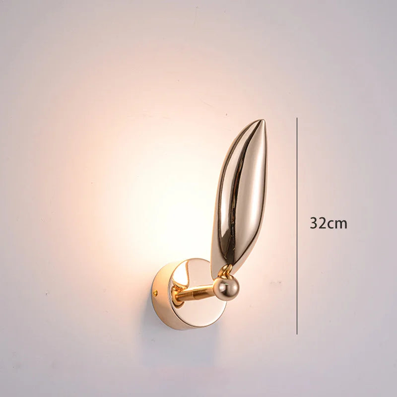 Modern seagull-shaped wall light
