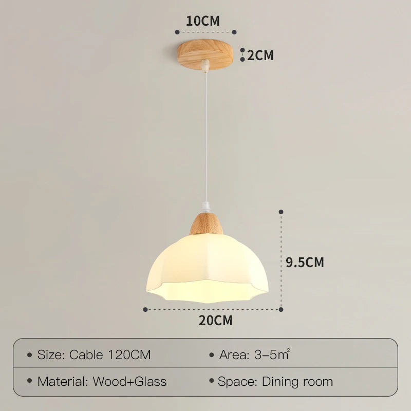 suspension en bois moderne pour décoration intérieure élégante