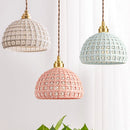Nordic ceramic pendant light luminaria lighting